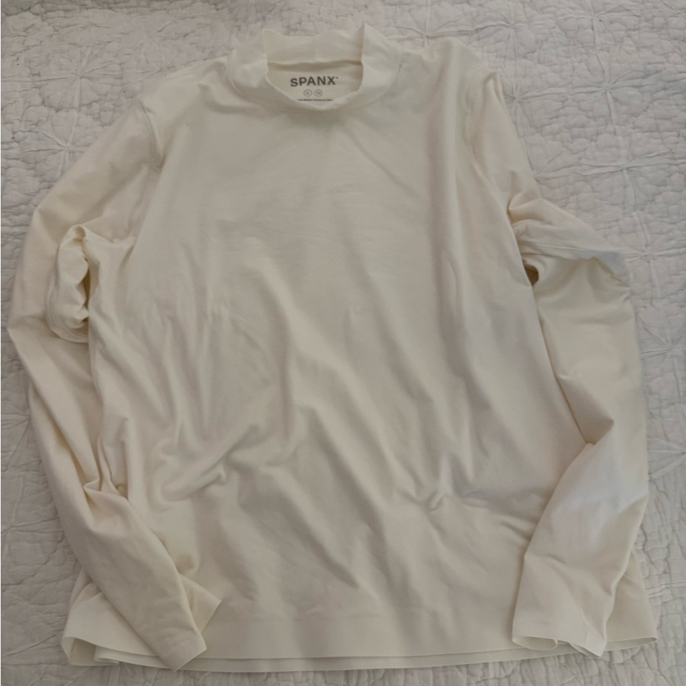 NWOT Spanx Yourself Long Sleeve Mock Neck Too Size XL